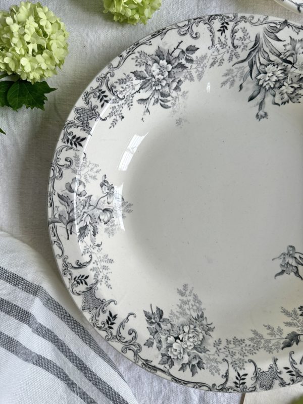 Plat creux / saladier Choisy Le Roi modèle Floréal – Image 3