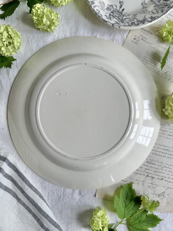 Grand plat rond Choisy Le Roi modèle Floréal – Image 3