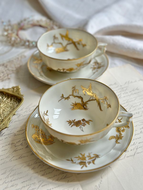 Rare, grande tasse à déjeuner Bernardaud Limoges Modèle Reine Elisabeth II – Image 2