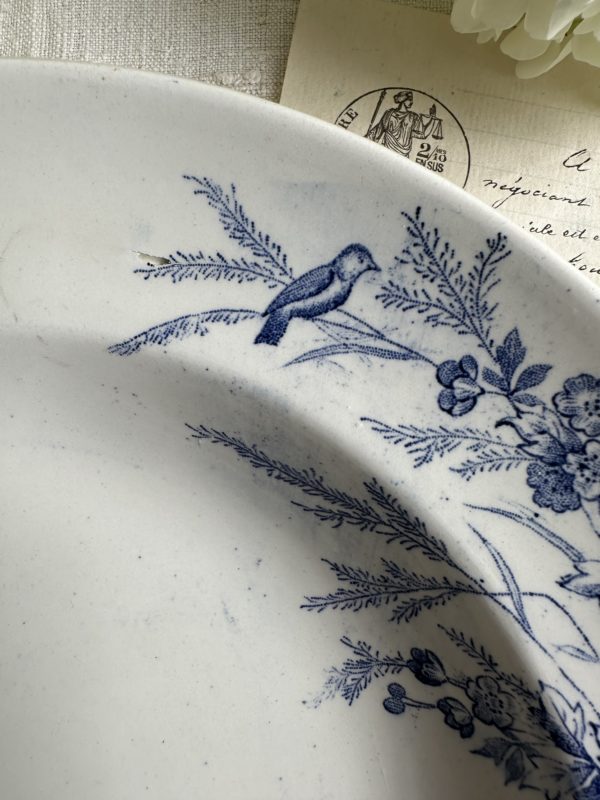 Petit plat Creil et Montereau modèle Linotte – Image 2