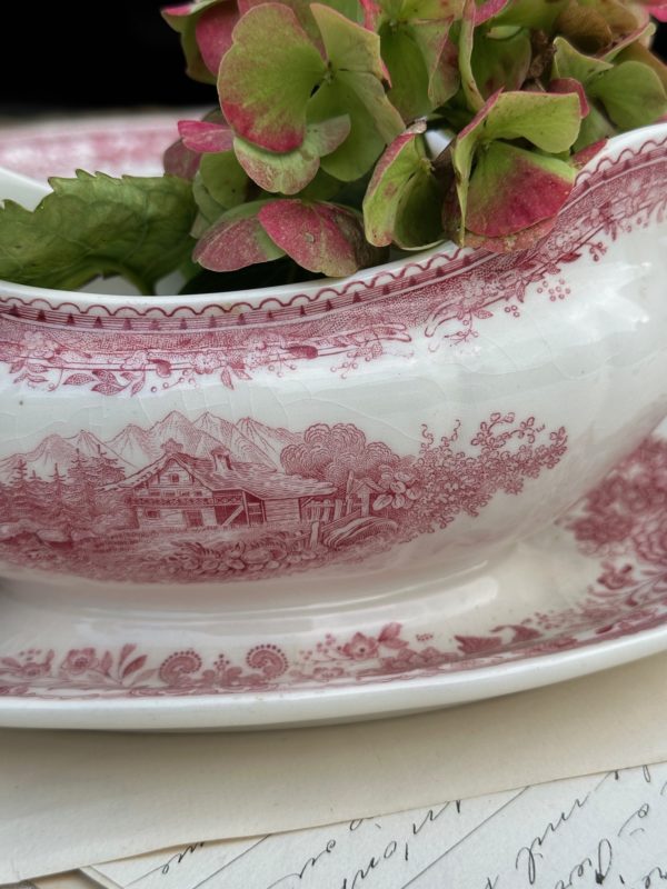 Saucière Villeroy & Boch modèle Burgenland rose – Image 2