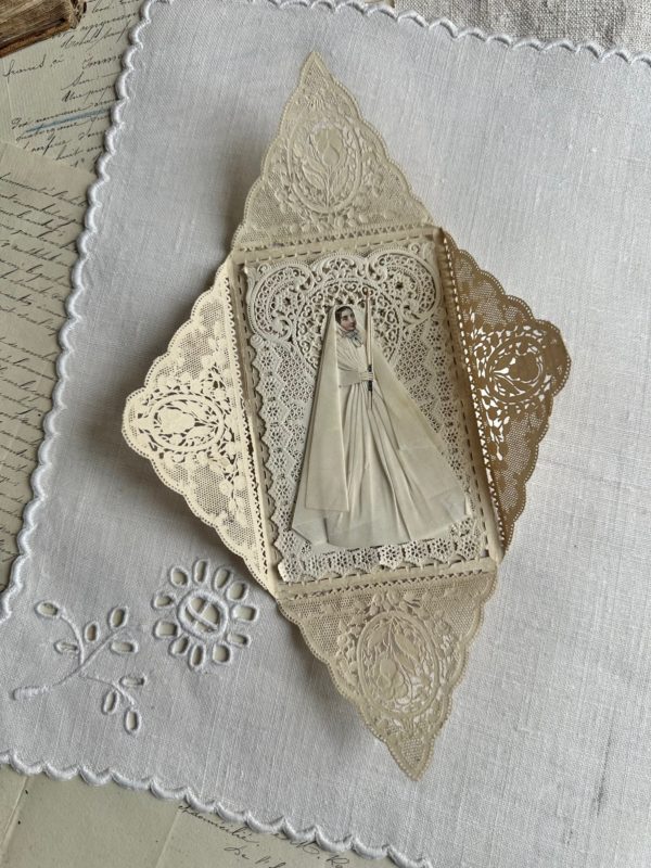 I. Image pieuse, canivet ancien en deux parties – Image 3