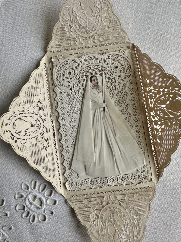 I. Image pieuse, canivet ancien en deux parties – Image 2