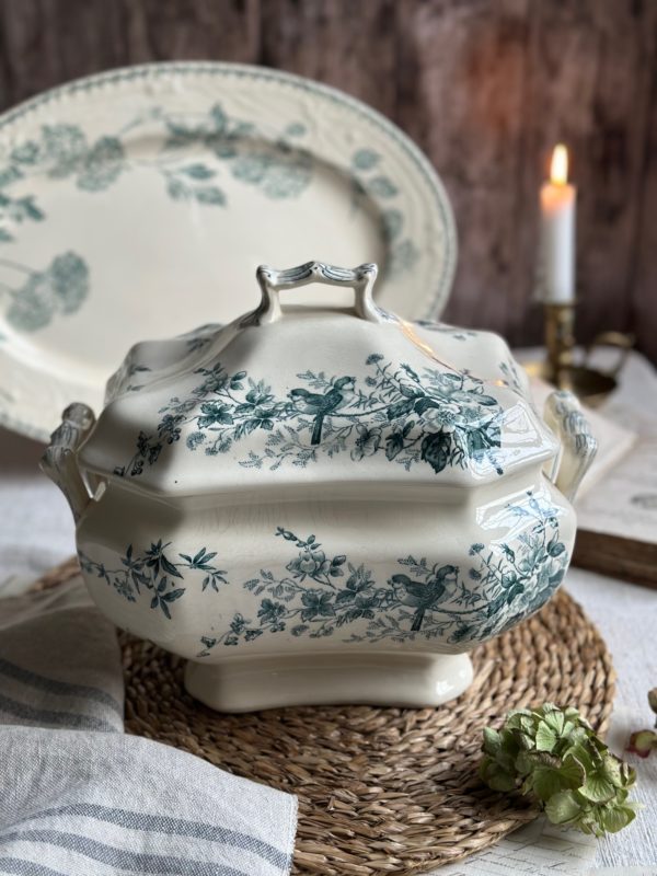 Grande soupière Longwy modèle Mignon