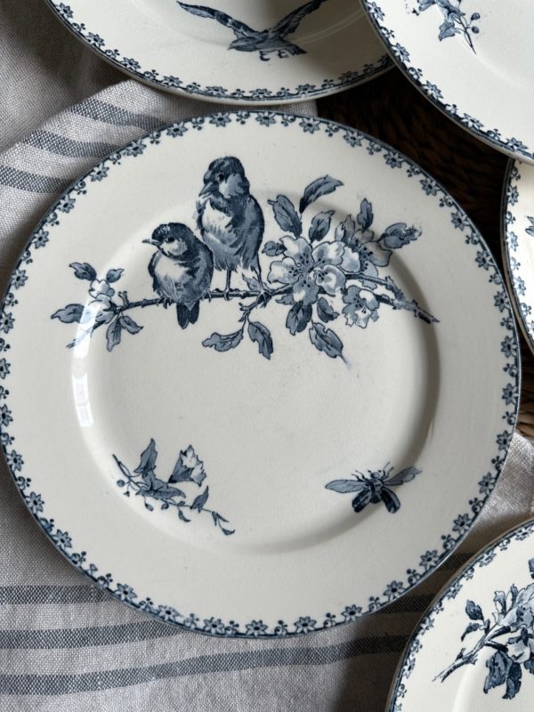 Suite de 6 assiettes plates Sarreguemines Favori – Image 8
