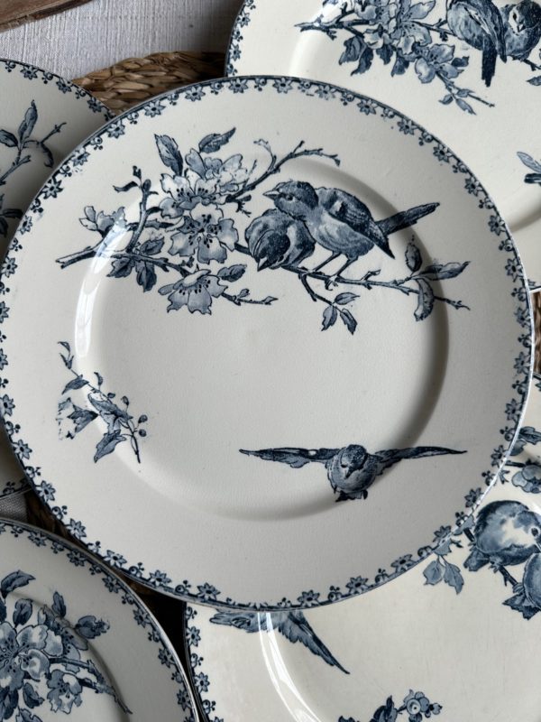 Suite de 6 assiettes plates Sarreguemines Favori – Image 6