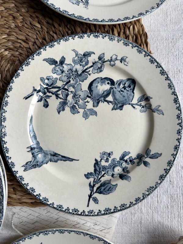 Suite de 6 assiettes plates Sarreguemines Favori – Image 5
