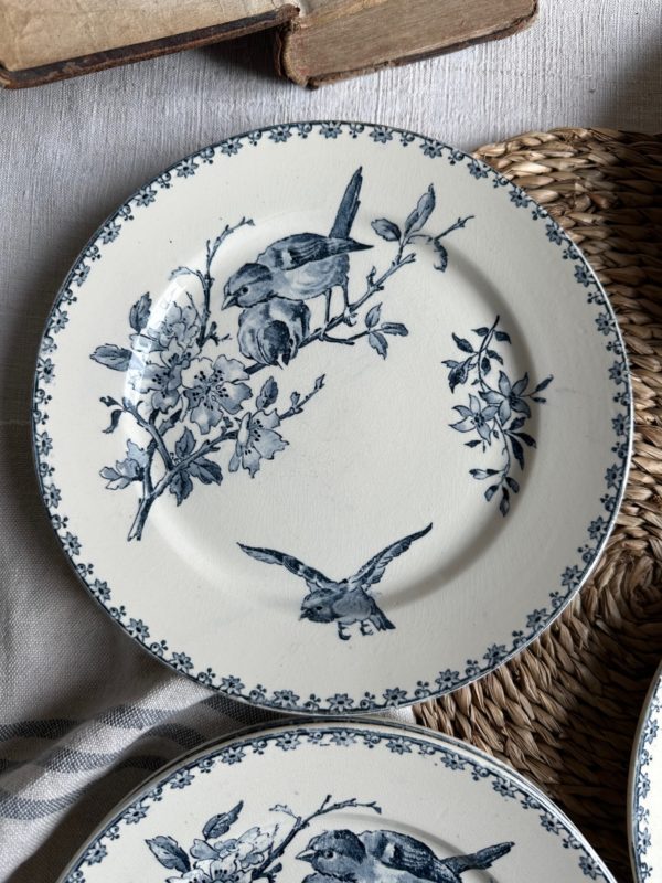 Suite de 6 assiettes plates Sarreguemines Favori – Image 4