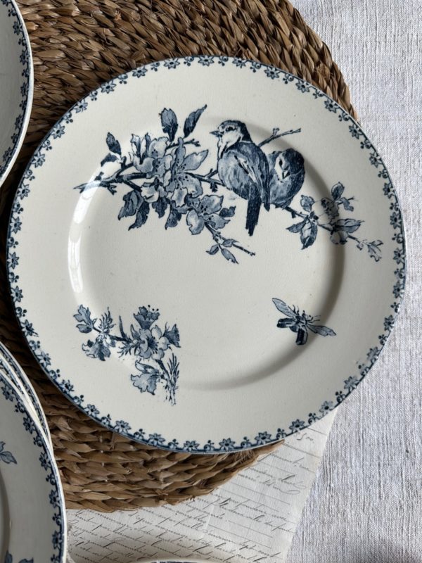 Suite de 6 assiettes plates Sarreguemines Favori – Image 3
