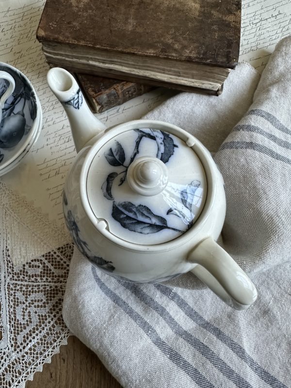 Petite théière / cafetière manufacture BWM & co Brown Westhead Moore modèle Gainsboro XIXème – Image 3