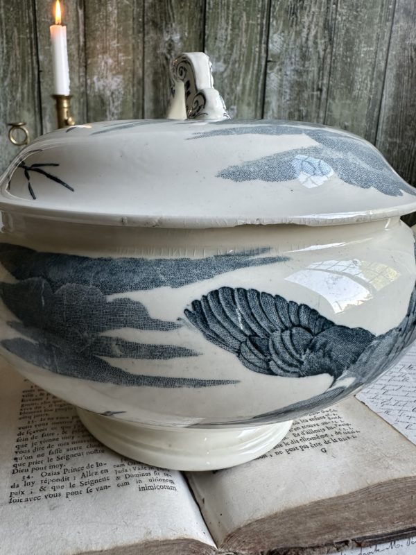 Petite soupière Lunéville aux oiseaux - XIXème – Image 7