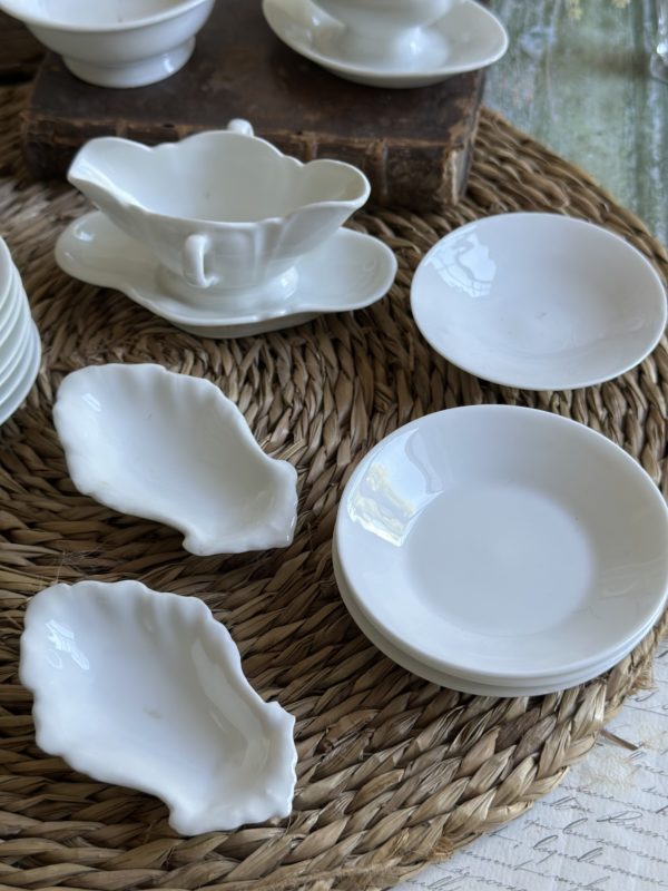 Dînette en porcelaine XIXème  26 pièces – Image 3