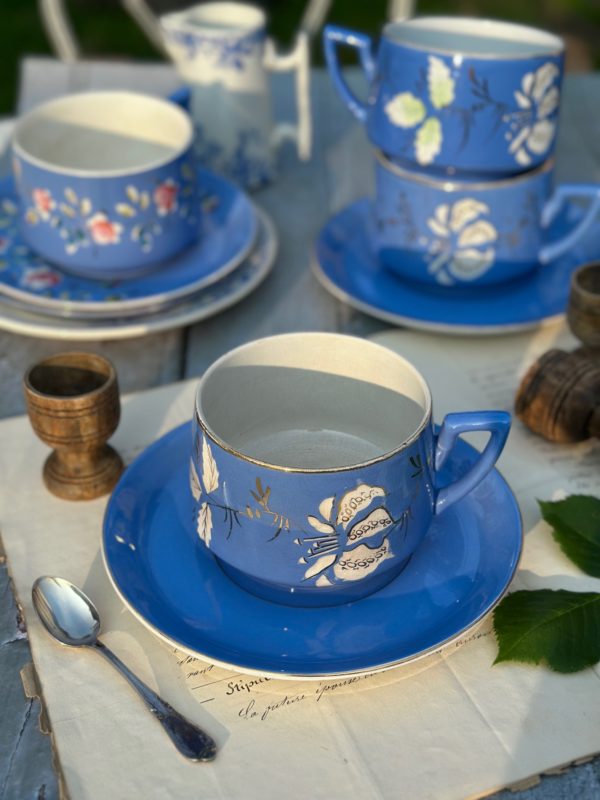 II. Grande tasse à chocolat Sarreguemines – Image 2