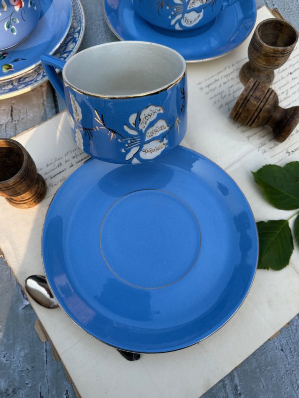 II. Grande tasse à chocolat Sarreguemines – Image 4
