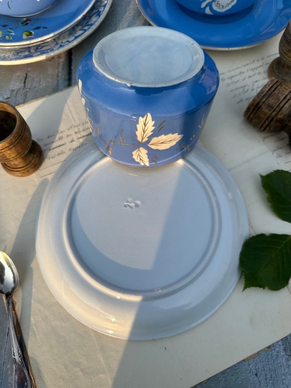 II. Grande tasse à chocolat Sarreguemines – Image 5