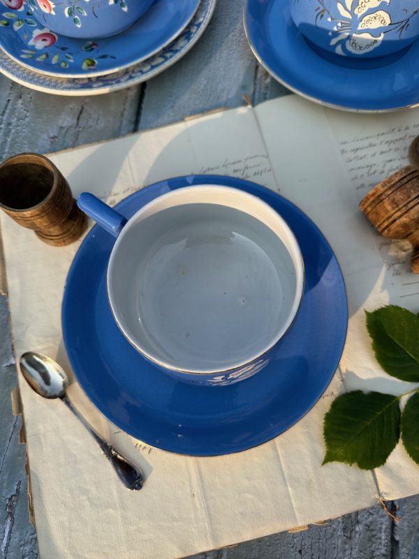 III. Grande tasse à chocolat Sarreguemines – Image 5