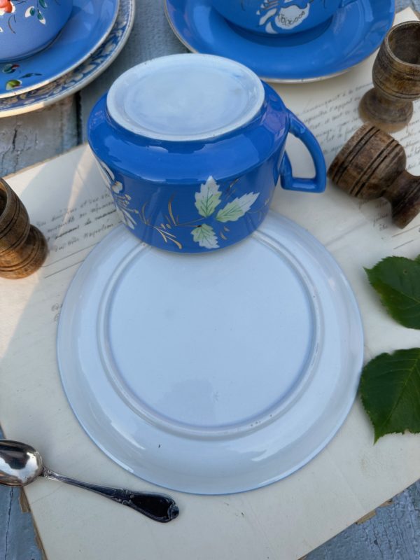 III. Grande tasse à chocolat Sarreguemines – Image 2