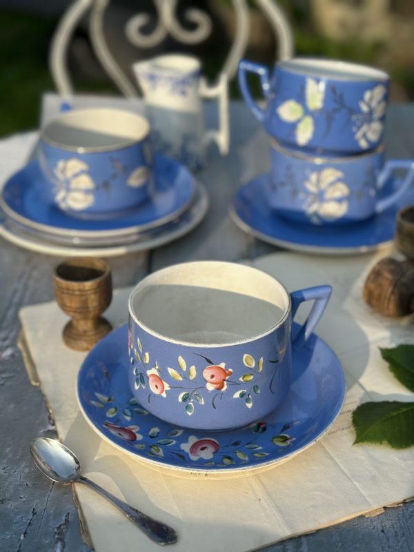 I. Grande tasse à chocolat Sarreguemines – Image 2