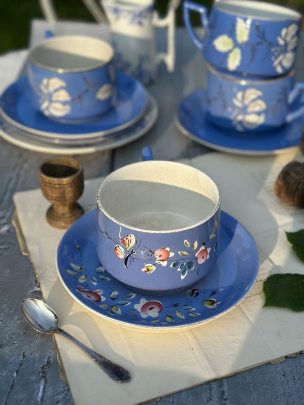 I. Grande tasse à chocolat Sarreguemines – Image 4
