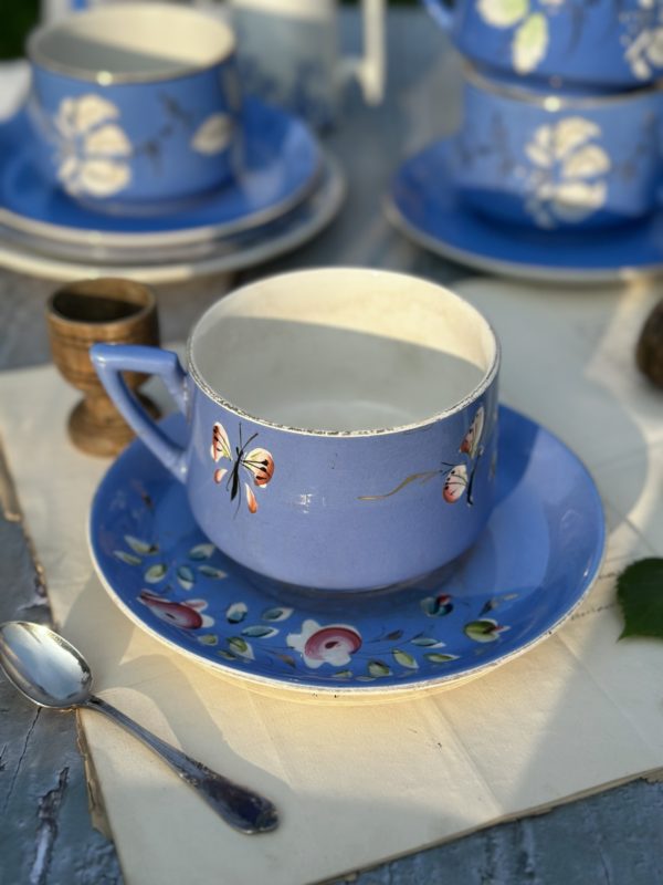 I. Grande tasse à chocolat Sarreguemines – Image 5