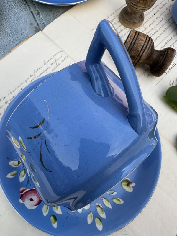 I. Grande tasse à chocolat Sarreguemines – Image 8
