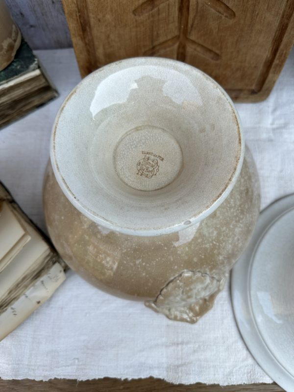 Soupière patinée Choisy le Roi XIXème – Image 6