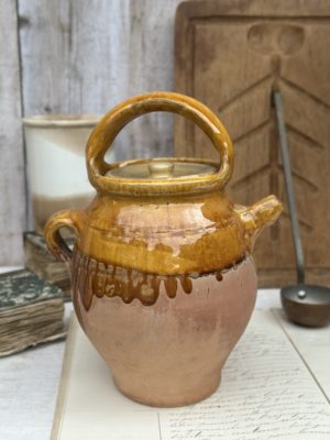 Gargoulette en terre cuite émaillée 