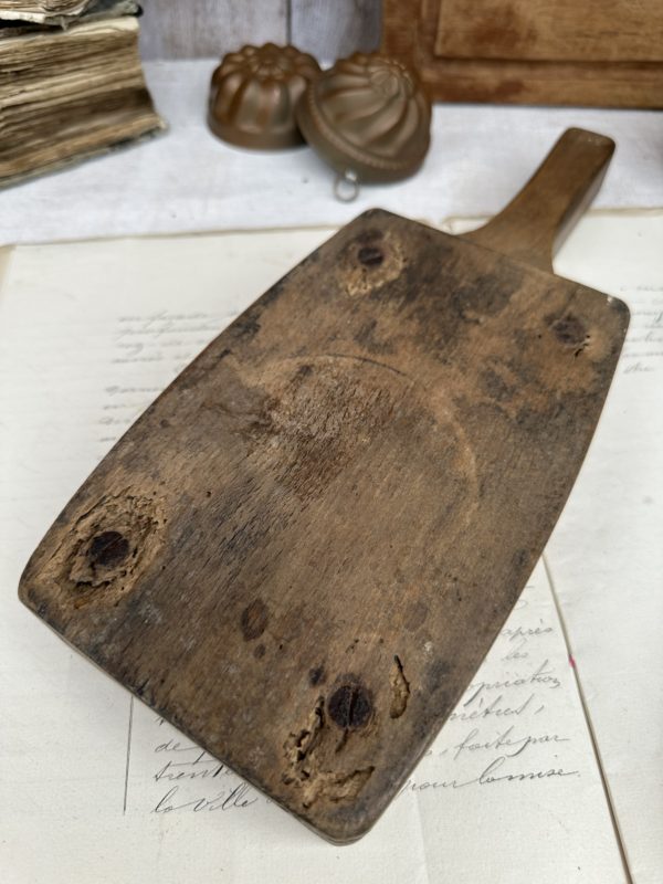 Moule à beurre ancien en bois – Image 6