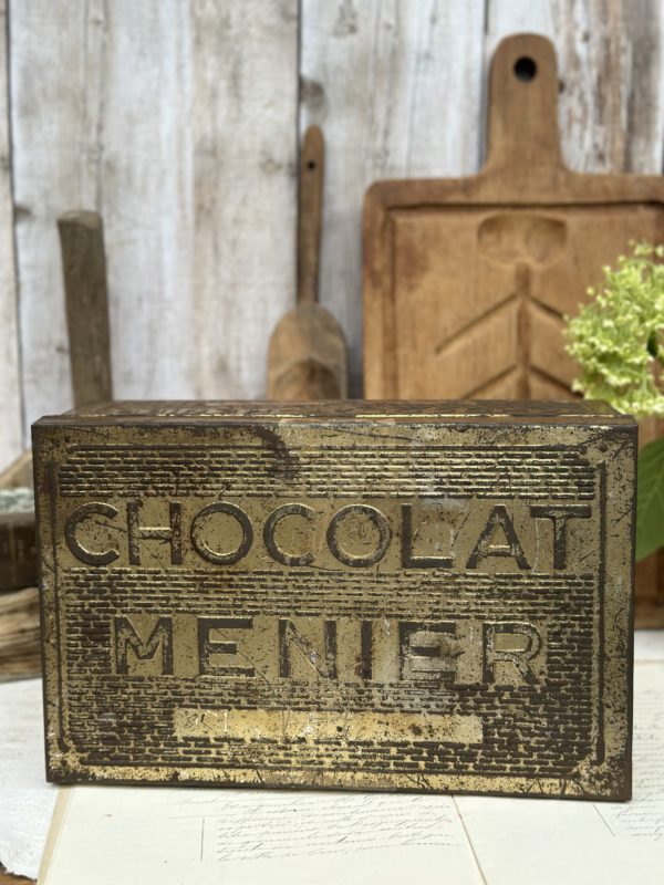 Grande boîte en métal Chocolat Menier – Image 6