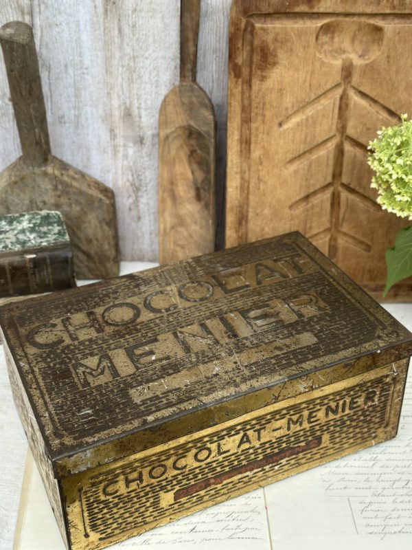 Grande boîte en métal Chocolat Menier – Image 2