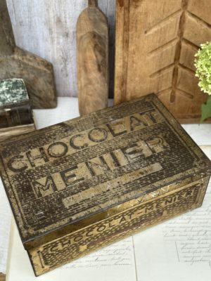 Grande boîte en métal Chocolat Menier