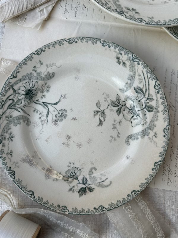 Suite de 6 assiettes à dessert Choisy le Roi modèle Pornic – Image 4