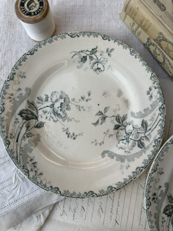 Suite de 6 assiettes à dessert Choisy le Roi modèle Pornic – Image 5