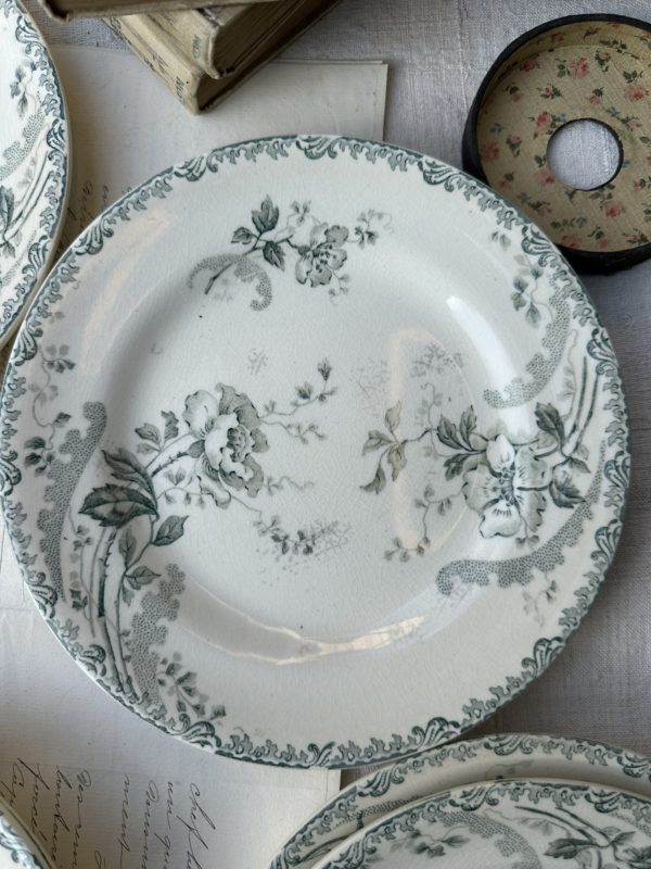 Suite de 6 assiettes à dessert Choisy le Roi modèle Pornic – Image 6