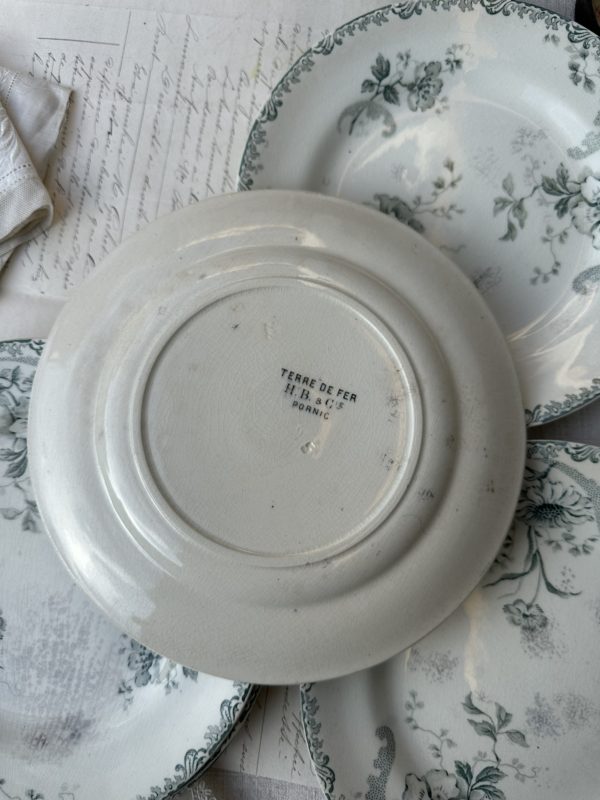 Suite de 6 assiettes à dessert Choisy le Roi modèle Pornic – Image 8