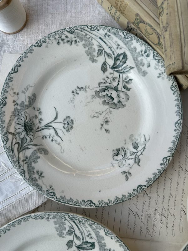 Suite de 5 assiettes à dessert Choisy le Roi modèle Pornic – Image 4