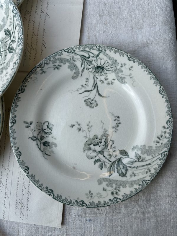 Suite de 5 assiettes à dessert Choisy le Roi modèle Pornic – Image 6