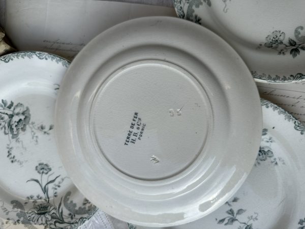 Suite de 6 assiettes à dessert Choisy le Roi modèle Pornic – Image 10