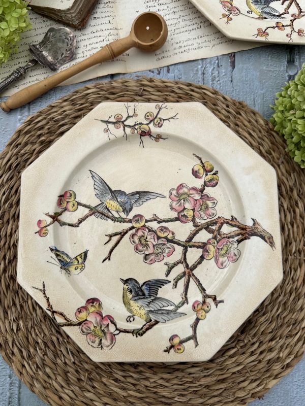 Assiette plate Moore & Co modèle ETON - 1886