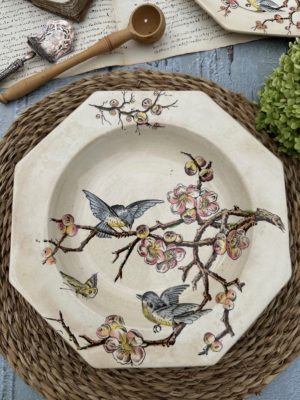 Assiette creuse Moore & Co modèle ETON – 1886