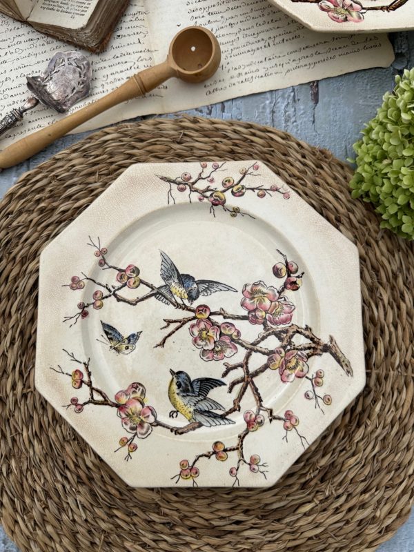 Assiette à dessert Moore & Co modèle ETON - 1886