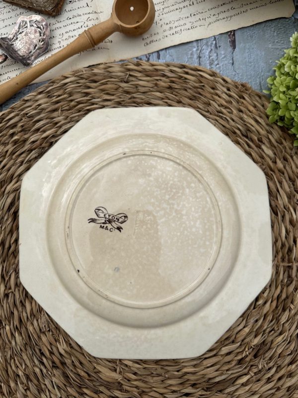 Assiette à dessert Moore & Co modèle ETON - 1886 – Image 2