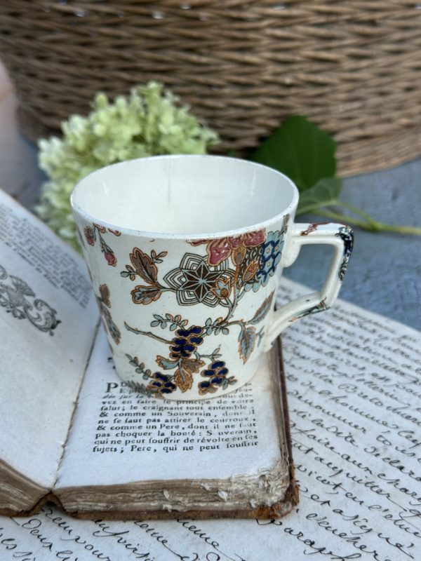 Tasse à café Sarreguemines modèle Hanoï
