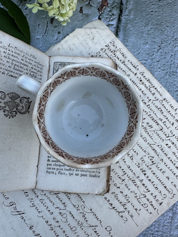 Tasse à café polychrome Gien aux oiseaux 2271 – Image 4