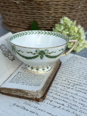 Tasse à thé Sarreguemines XIXème