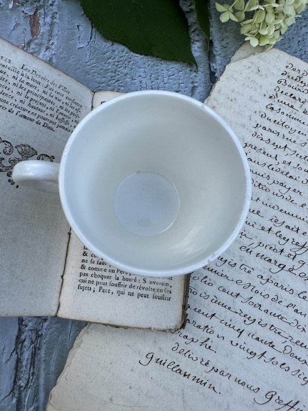 Tasse à café Sarreguemines Digoin modèle Janine – Image 3