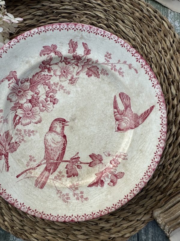 Plat piédouche Longwy modèle Mésange – Image 3