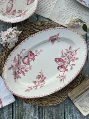Plat ovale Sarreguemines Favori