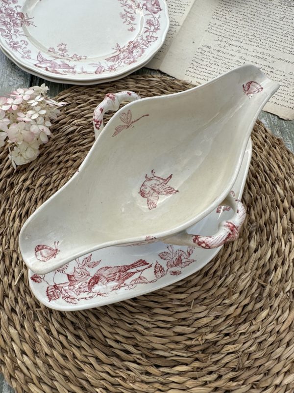 Saucière Pexonne modèle Eglantine aux oiseaux – Image 9