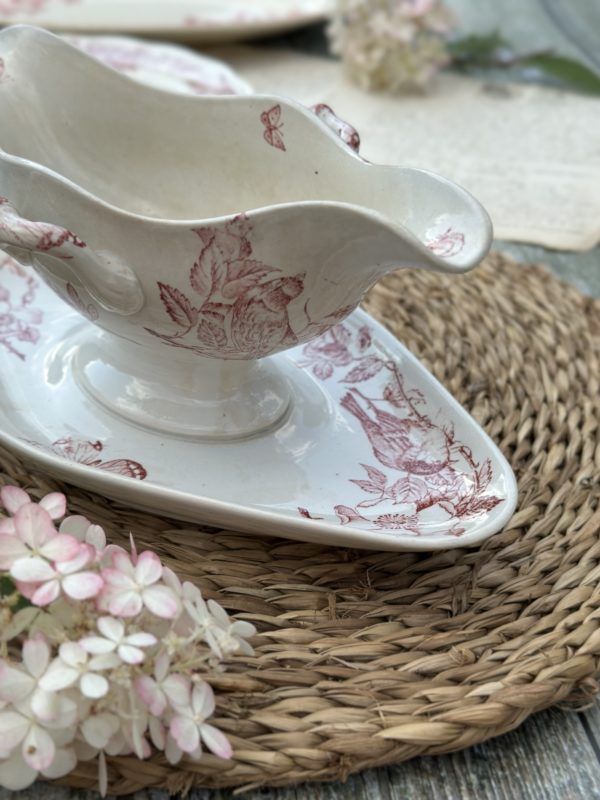 Saucière Pexonne modèle Eglantine aux oiseaux – Image 6